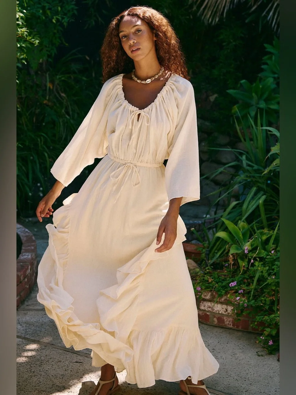 MSRP $128  Free People Fre-est  Shore Chic Maxi Dress NWT X Small OS